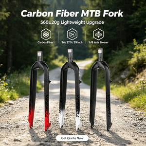 Horquilla Rígida para Bicicleta de Montaña TOSEEK, de Carbono Resistente, 26/27.5/29 Pulgadas, 9*100mm, Liberación Rápida, Freno de Disco, Repuesto para MTB - Product Image 5