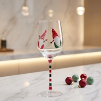 Vente en gros de gobelets à vin rouge uniques, verrerie décorative de luxe avec placage électrolytique, ensembles de gobelets à vin pour mariage