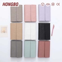 Hongbo Buku Agenda Kulit Saffiano Epi A6 Terlaris, Dompet Binder Murah, Organizer 20 Warna, Sampul Jurnal Kulit, Perencana Agenda