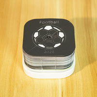 2026 Magnifiques cadeaux de football, Calendrier 3D en art populaire sculpté, Bloc-notes à gratter quotidien, Artisanat en papier à déchirer, Cadeau de remise de diplôme, Sculpture en papier