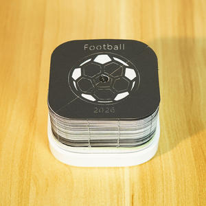 2026 beaux cadeaux de football <span class=keywords><strong>calendrier</strong></span> 3D quotidien bloc-notes papier artisanat déchirer Graduation cadeau Sculpture 3D bloc-notes pour garçon - Product Image 2