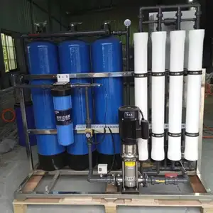 Purificador de água potável RO, sistema comercial de filtro de osmose reversa, purificação de água pura destilada 1000LPH
