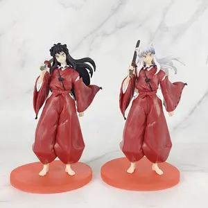 Figurine de dessin animé japonais en pvc, boîte de couleur, modèle de Statue, Inuyasha, chien, Yaksha, figurines d'action