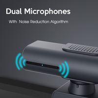 Cámara PTZ 4K con IA, Seguimiento Automático, Encuadre Automático, Control por Gestos, Zoom 2X, Micrófono con Cancelación de Ruido, Cámara Web para Sistema de Conferencias