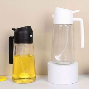 Botella Dispensadora de Aceite 2 en 1, Rociador de Aceite de Oliva con Cepillo de Silicona para Cocinar - Product Image 2