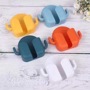 Organizador de Oficina Multifuncional Ecológico Clásico al por Mayor, Caja de Almacenamiento para Teléfono, Soporte de Carga Adhesivo para Montar en la Pared - Product Image 2