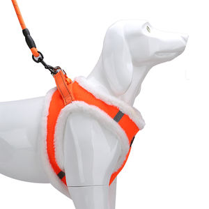 <span class=keywords><strong>Harness</strong></span> anak anjing liburan Natal Besar Sedang Kecil jaring udara musim dingin Fleece Lined dapat disesuaikan - Product Image 5