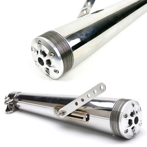 <span class=keywords><strong>Silencieux</strong></span> d'échappement classique, en Chrome et noir, personnalisé, divers, pour moto, Vintage, <span class=keywords><strong>Cafe</strong></span> <span class=keywords><strong>Racer</strong></span>, livraison gratuite - Product Image 6