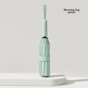Nuevo Paraguas de Vinilo con Protección UV Totalmente Automático, 8 Varillas, Plegable, con Impresión de Logotipo Personalizado, para Lluvia y Sol - Product Image 5