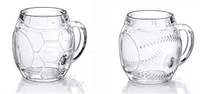 Bouteille d'eau avec logo personnalisé 500ml, verre, tasse de baseball, à faire soi-même, vente en gros