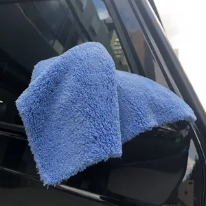 Microfibra toalha toalha de secagem do carro microfibra car wash luva mão do carro macio coral velo toalha 600gsm microfibra chen