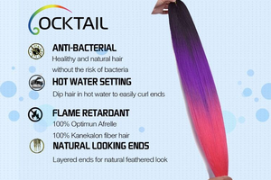 ดาร์ลิงผมถักแบบไล่เฉดสีสำหรับต่อ100% ผมถักโครเชต์ผลิตภัณฑ์จากเคนยา - Product Image 5
