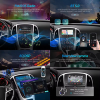 Autoradio Android Podofo 6+128GB con schermo touch capacitivo da 7 pollici, 2DIN integrato, CarPlay wireless e Android Auto per Buick Opel Astra