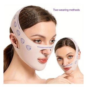 Mascarilla Facial Unisex Plegable para Lifting Facial en V, Banda Reductora para el Pliegue Nasolabial y Estiramiento de la Mandíbula, Envoltura de Cuidado Diario de Belleza - Product Image 2