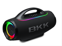 Enceinte Bluetooth portable BKK Outdoor Subwoofer Auracast 150W, basses profondes, étanche IP65, enceinte HIFI pour fêtes