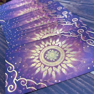 การ์ดคำยืนยันไพ่ทาโรต์ลายทองคำ ชุดไพ่พยากรณ์ความรัก พิมพ์แบบกำหนดเองพร้อมกล่อง - Product Image 6