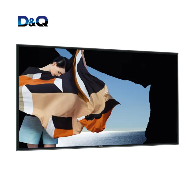 D & Q טלוויזיה-D & Q ייצור 100 אינץ מזג זכוכית UHD 4k led חכם טלוויזיה, לא 8k טלוויזיה