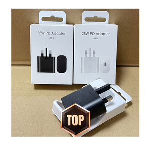 Charge Super Rapide Type C 25W PD Chargeur UK Plug USB-C Chargeur Adaptateur pour <span class=keywords><strong>Samsung</strong></span> S25 S24 S23 S22 <span class=keywords><strong>S21</strong></span> S20 Ultra <span class=keywords><strong>FE</strong></span> Note 20 - Product Image 3