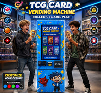 Máquina Expendedora de Cartas Coleccionables Pokémon TCG con Pantalla Táctil de 32 Pulgadas para la Venta de Paquetes Pequeños de Cartas