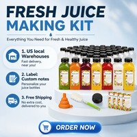 Lot de 100 bouteilles de jus en plastique PET de 12 oz, contenants carrés pour boissons, bouteilles de lait recyclables avec bouchons pour bar, café, à emporter