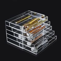 Boîte en acrylique transparente avec tiroirs, vitrine de présentation, boîte de rangement, organisateur de rangement en acrylique avec tiroirs