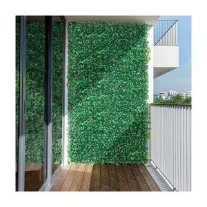 P4 Home Decor Opknoping Buxus Paneel Gras Groen Gebladerte Kunstmatige Heg Muur Systeem Gras Voor Muur