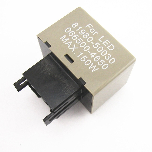 AUTODRAGONS 81980-50030 8198050030 8 Pin LED Turn Signal Light Flasher Electronic Relay for Toyota