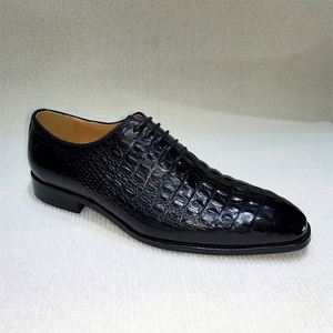 2026 New Design <b>Full</b> Grain Cowhide Leopard Pattern Embossed <b>Slip</b>-On Oxford Shoes for Men Autumn Party Breathable Rubber Midsole - Product Image 6