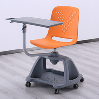 Chaise de rangement pliable pour salle de classe, idéale pour écriture, en plastique, nouvelle collection, 2020