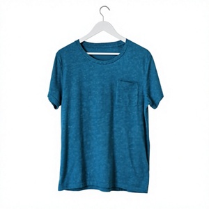 Nouveau design, T-shirt homme 100% coton biologique de haute qualité, coupe classique, 220 grammes, pour l'été, commande en gros, fabricant - Product Image 5