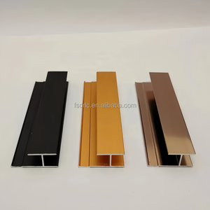Hiện đại nhôm dọc H hồ sơ trang trí <span class=keywords><strong>TRIM</strong></span> cho 8 mét tấm Tường cho biệt thự & khách sạn sử dụng - Product Image 4