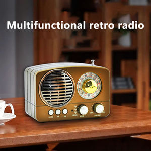Factory Retro Portable Radio M161BT 5W BT Wireless AM FM SW 1200mAh USB TF Card Wooden Finish for Home Outdoor Gift - Product Image 5