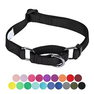 Collar de Adiestramiento para Perros Martingale de Color Sólido Clásico para Mascotas, Sin Hebilla, con Opciones de Personalización - Product Image 2