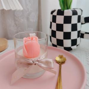 Dâu tây sô cô la handmade cốc đậu nành sáp hương liệu nến tay món quà món quà món tráng miệng hương liệu nến - Product Image 6