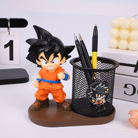 4 styles de porte-stylo créatif en gros Cartoon DBZ Dragon Son Goku Anime Pen Container Office School Supplies Accessories