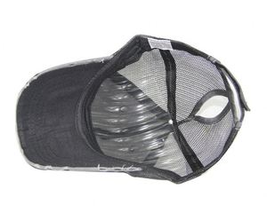 Casquette de baseball en coton Summerdenim pour femme, style délavé, avec visière bec de canard, contraste de couleurs, ouverture pour queue de cheval, bords déchirés et maille respirante - Product Image 4