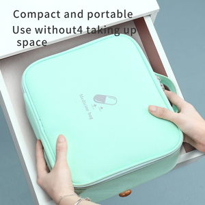 Kit médico de emergencia portátil Caja de almacenamiento de primeros auxilios adecuada para viajes al aire libre Camping Medicina Bolsa refrigerada - Product Image 2