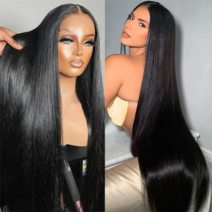 Venta al por mayor de Peluca de cabello humano natural brasileño en bruto HD, peluca de encaje frontal de cabello humano virgen, peluca de encaje frontal de viernes negros - Product Image 3