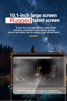 Tablet PC Industrial Resistente con Windows 11, NFC, GPS, Reconocimiento de Huellas Dactilares, IP67 a Prueba de Agua, N5100 8G+128G+5G/WiFi/BT