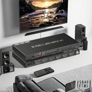 Extracteur audio <span class=keywords><strong>EARC</strong></span> 8K pour 2.1 Metal Switch, 4 entrées 1 sortie, compatible SONOS ARC ou récepteur AV SPDIF EDID pour barre de son - Grande prospérité - Product Image 3