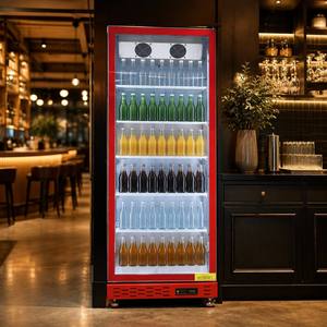Réfrigérateur commercial vertical pour boissons énergisantes, vitrine transparente avec éclairage LED pour <span class=keywords><strong>Monster</strong></span> Red Bull - Product Image 2
