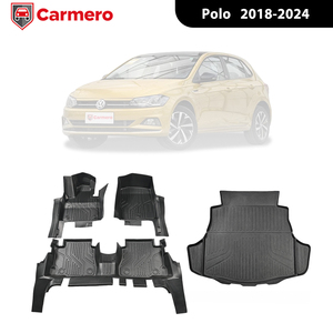 <span class=keywords><strong>Tappetini</strong></span> Auto 5D Universali Antiscivolo di Ultima Generazione, <span class=keywords><strong>Tappetini</strong></span> in TPE di Alta Qualità per VW <span class=keywords><strong>Polo</strong></span> 2018-2024 - Product Image 1