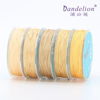 Tali Dandelion 2.5mm D2 Lanyard Benang Poliester untuk Merangkai Manik-Manik, Aksesoris Perhiasan, Tali Gelang, Bahan Kalung, 57 Warna