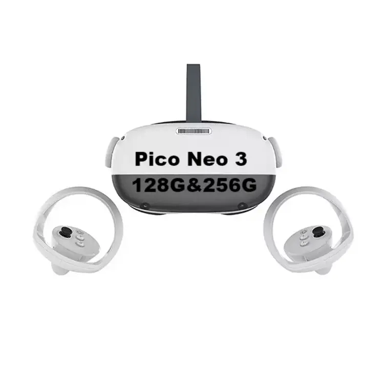 Kacamata Virtual Metaverse Elektronik Pintar 128G 256G Headset Gaming Vr Semua Dalam Satu untuk Pico Neo 3