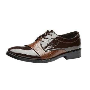 Nouvelle Collection 2026 – Mocassins Habillés en Cuir à Lacets pour Homme, Bout Pointu, Idéals pour Mariages et Soirées Printanières - Product Image 1