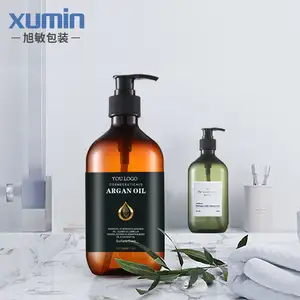 De gros diy pet shampooing-300ml 500ml vide ambre vert shampooing container bouteille soins des cheveux lotion bouteille