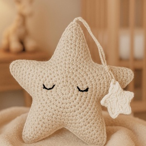 Juguete <span class=keywords><strong>de</strong></span> Estrella Tejida a Crochet <span class=keywords><strong>para</strong></span> Bebé, Estrella <span class=keywords><strong>de</strong></span> Cinco Puntas Hecha a Mano, Amigurumi con <span class=keywords><strong>Caja</strong></span> Musical <span class=keywords><strong>de</strong></span> Estrella <span class=keywords><strong>de</strong></span> Crochet <span class=keywords><strong>de</strong></span> Color Personalizado <span class=keywords><strong>para</strong></span> Recién Nacidos - Product Image 2