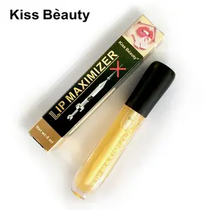 Kiss beauty – brillant à lèvres repulpant, transparent, couleur claire, longue durée, imperméable, hydratant, huile d'amélioration des lèvres