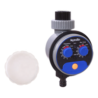 Système de minuterie d'arrosage de jardin en plastique résistant aux intempéries avec contrôleur numérique programmable pour l'irrigation automatique des pelouses et des fermes