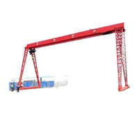 Grue portique électrique transfrontalière dédiée aux stands de fleurs ; Grues sur rail intérieures/extérieures de 5/10 tonnes avec commande au sol et à distance
